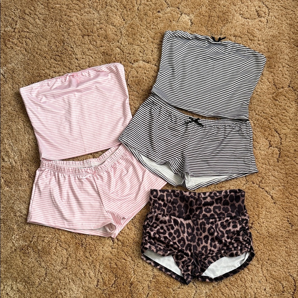 SHEIN Small pajama and short set